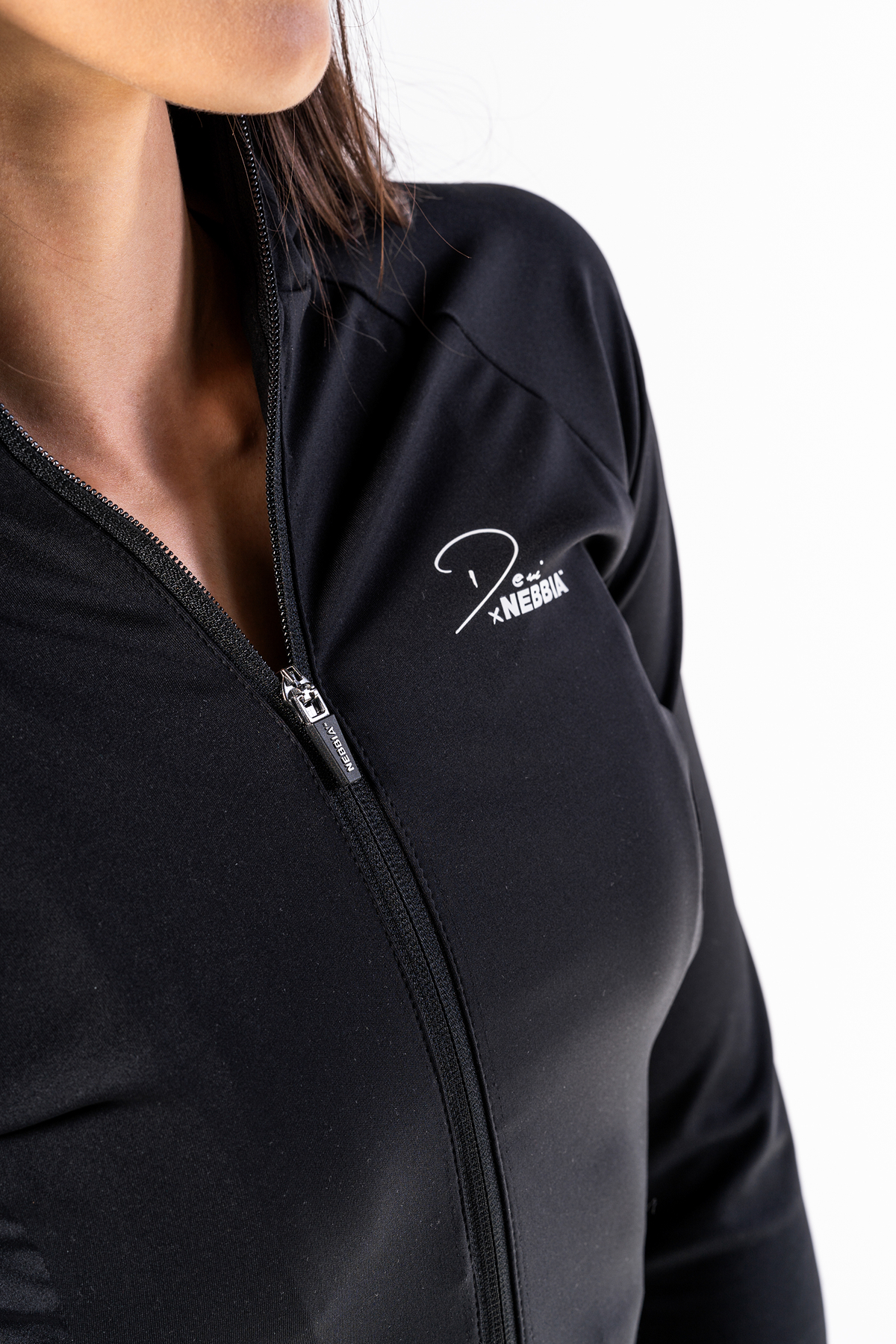 Nebbia Deni X Fitness Zip Tracktop - schwarz