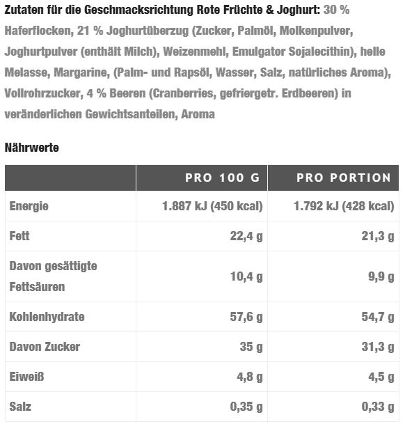 Oat King Hafer Energie Riegel (10 x 95g)