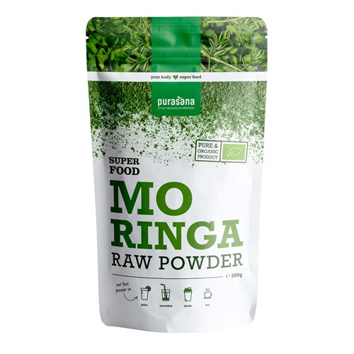 Purasana Moringa Raw Powder (200g Beutel)