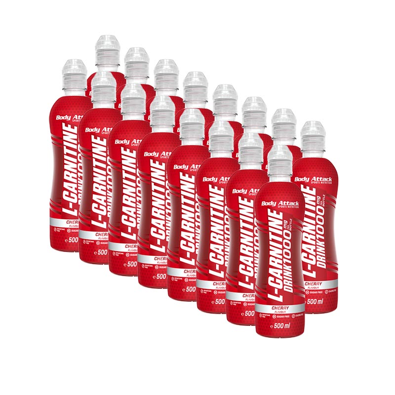 Body Attack L-Carnitine Drink (18x 500 ml)