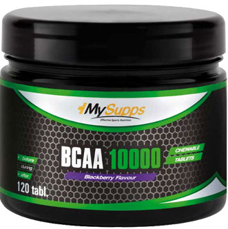 MySupps BCAA 10000 Chewable Tablets (120 Tabs)