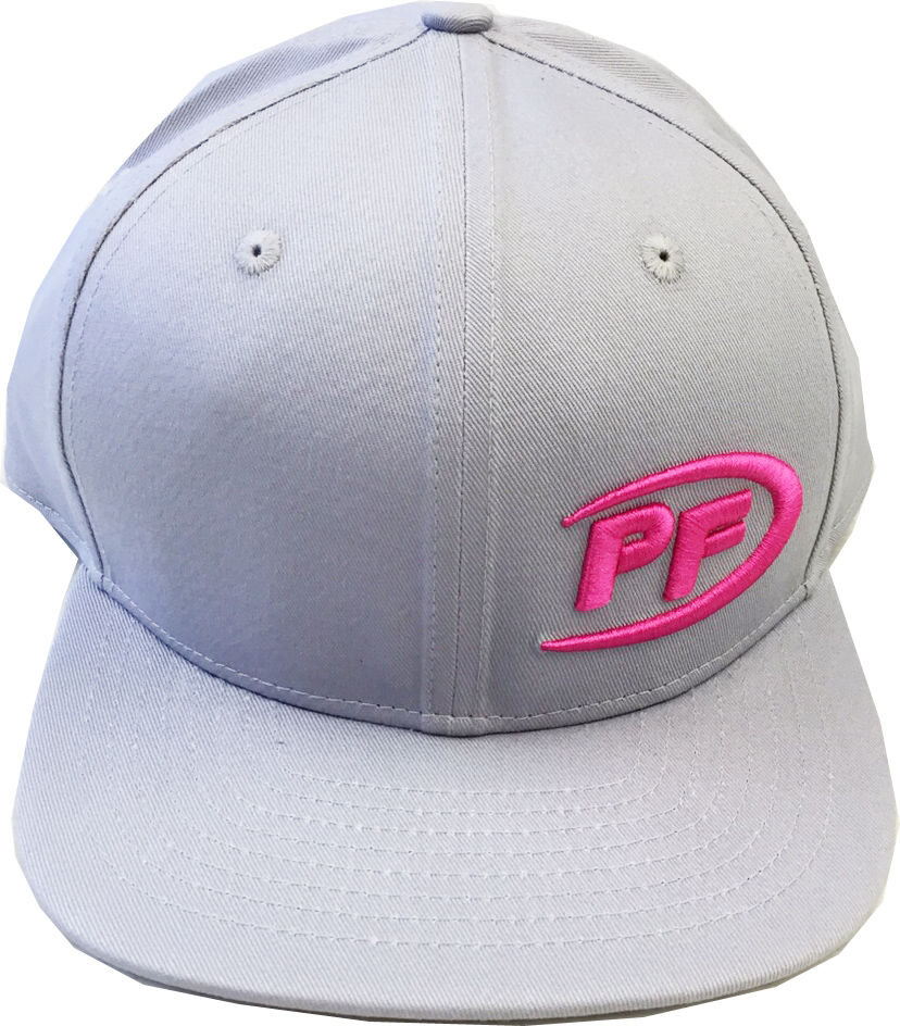 PowerFood Snapback Side Logo GREY PINK