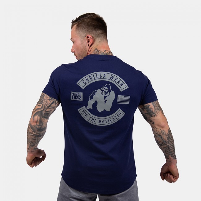 Gorilla Wear Detroit T-Shirt Navy