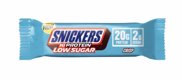 Snickers Crisp Hi Protein Low Sugar Bar (55g) Snickers Crisp Hi Protein Low Sugar Bar (55g)