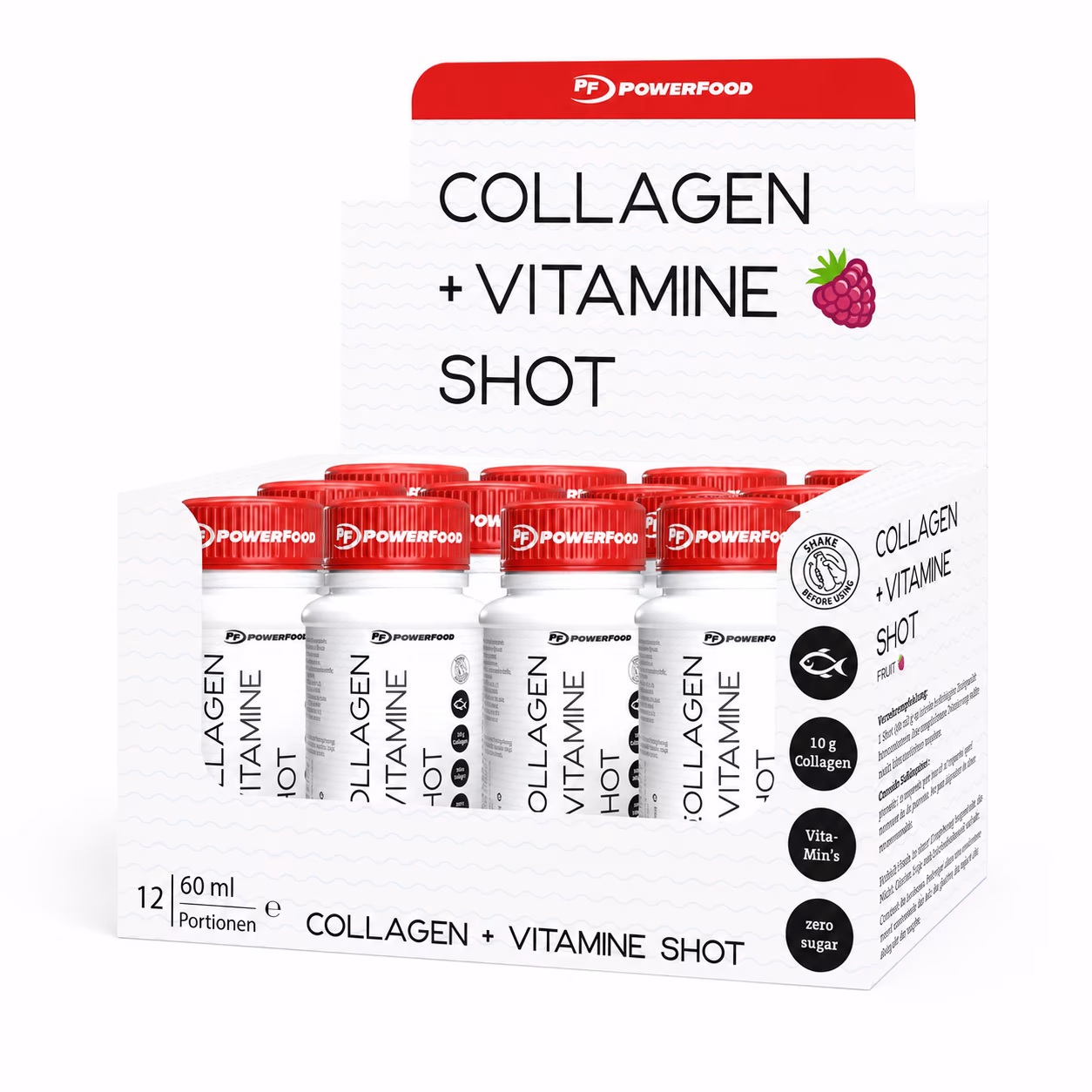 PowerFood Collagen + Vitamine Shot (12 x 60ml) PowerFood Collagen + Vitamine Shot (12 x 60ml)