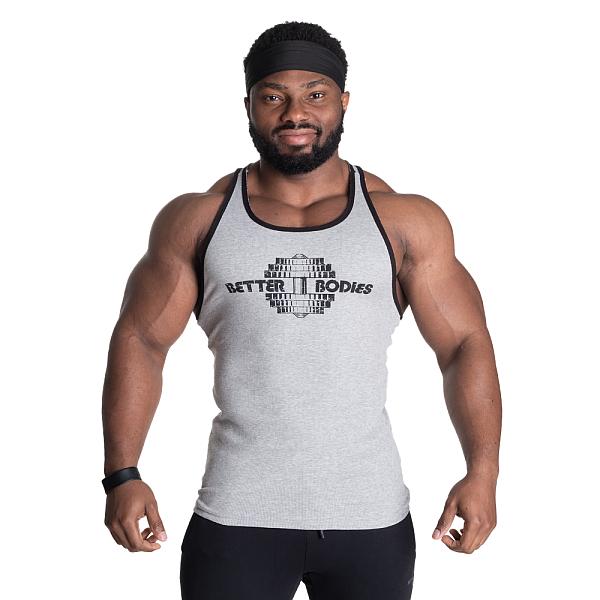 Better Bodies Dumbbell T-Back - Grey Melange