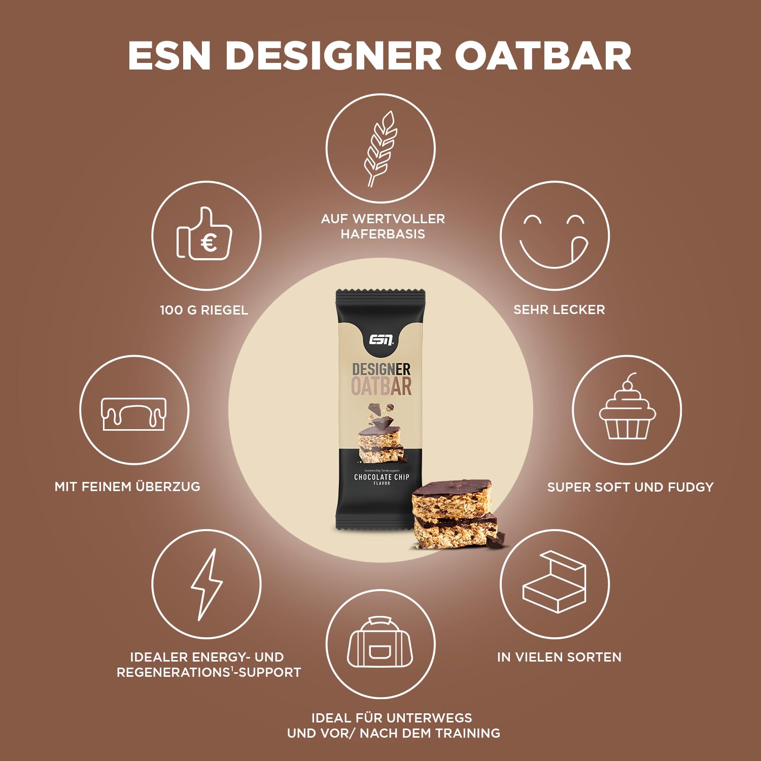 ESN Designer Oatbar (12 x 100G)