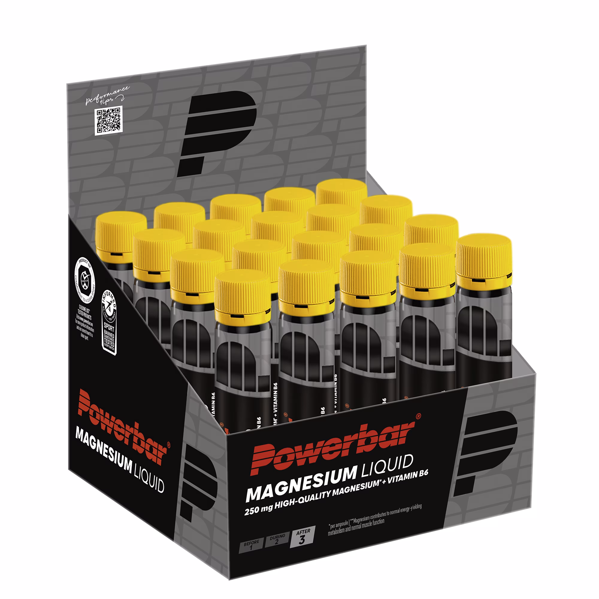 PowerBar Magnesium Liquid (20 x 25ml Ampulle) PowerBar Magnesium Liquid (20 x 25ml Ampulle)