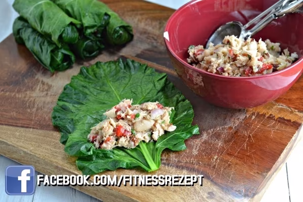 Low Carb Thunfisch Wraps Low Carb Thunfisch Wraps