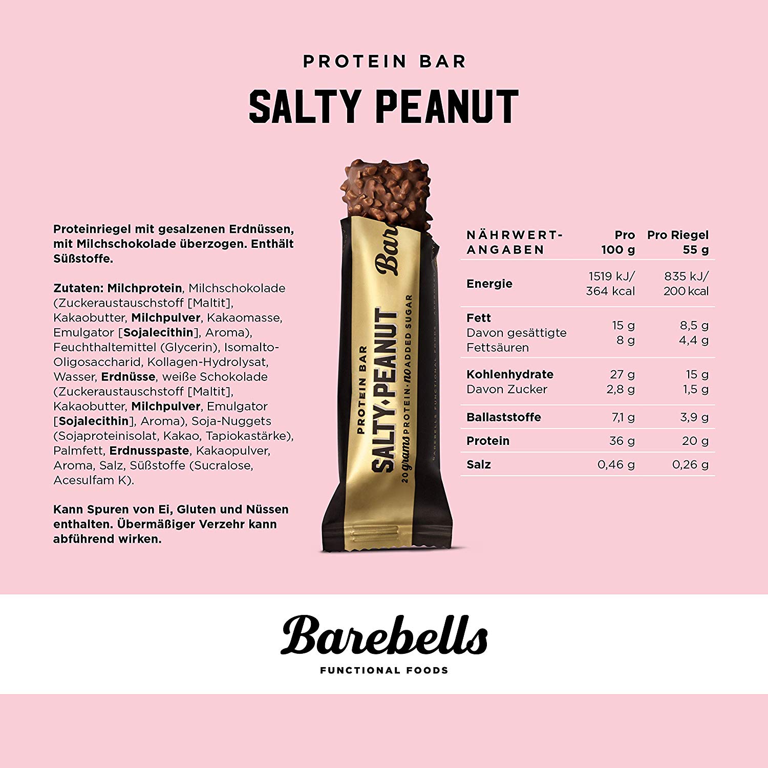 Barebells Protein Bar (12 x 55g)