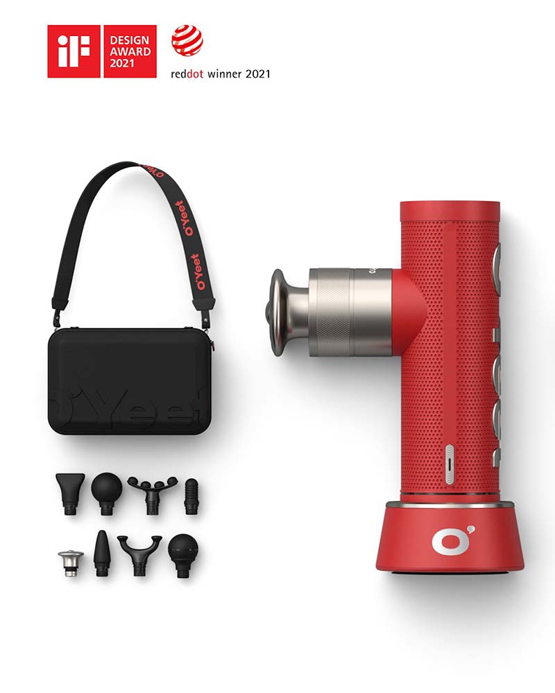 OYeet NEX Pro Massage Gun - Red
