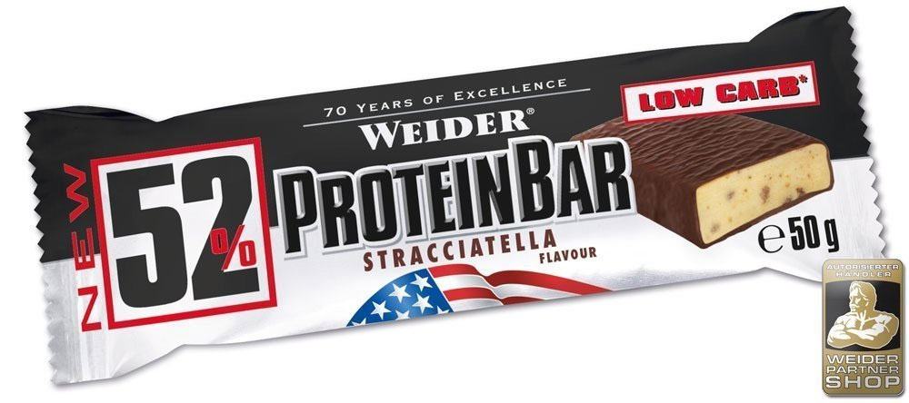 Weider 52% Protein Bar (24 x 50g)