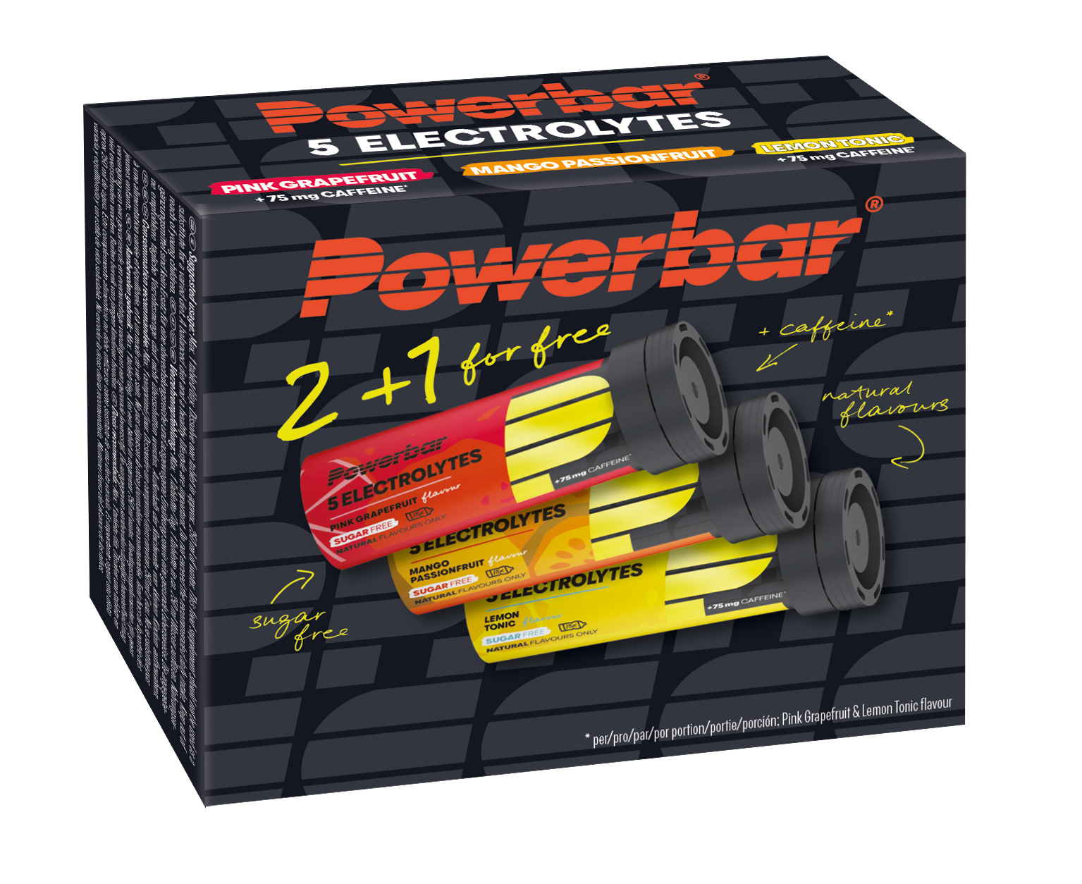 PowerBar 5 Electrolytes Multiflavour Pack (3 x 10 Tabs)