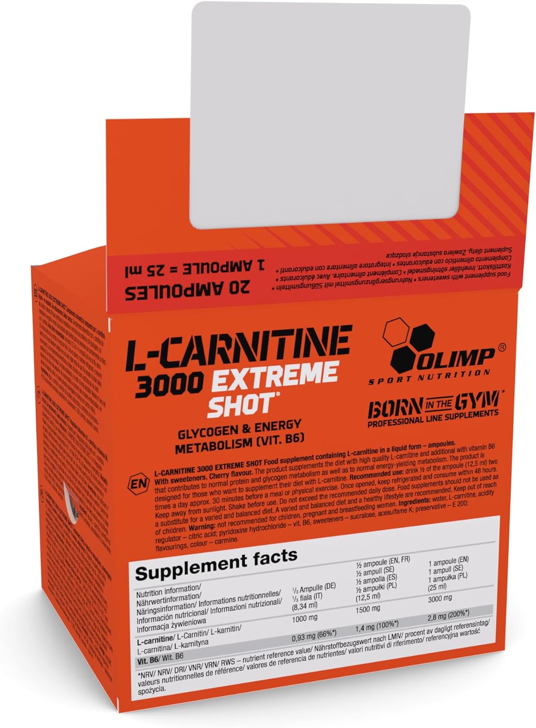 Olimp L-Carnitine 3000 mg EXTREME SHOT (20 x 25ml)