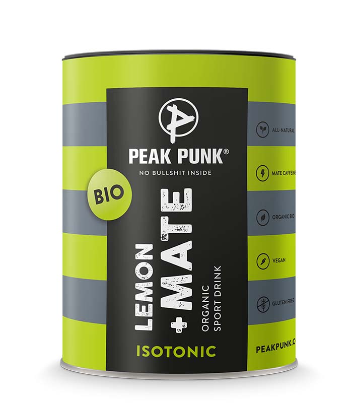 Peak Punk Bio Isotonic Lemon & Mate (480g Dose)