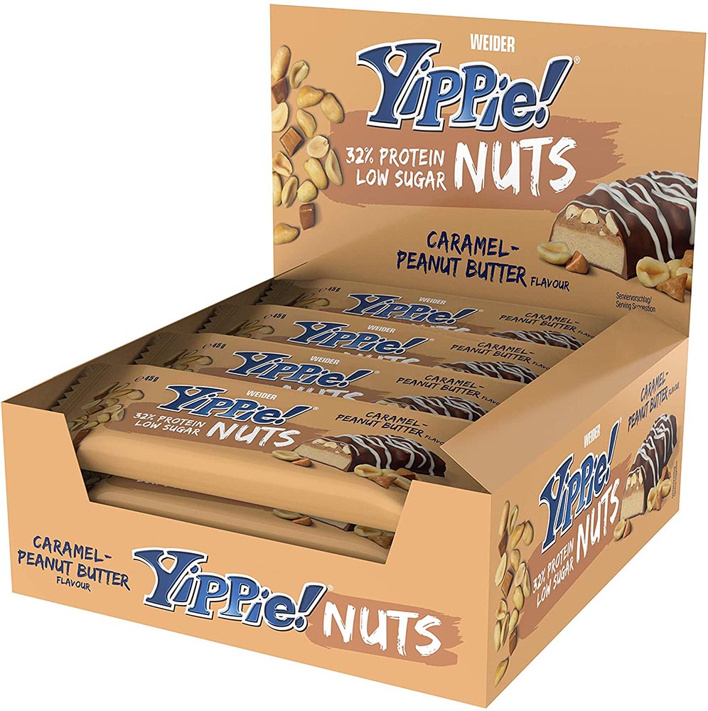 Weider Yippie! Nuts Bar (12 x 45g)