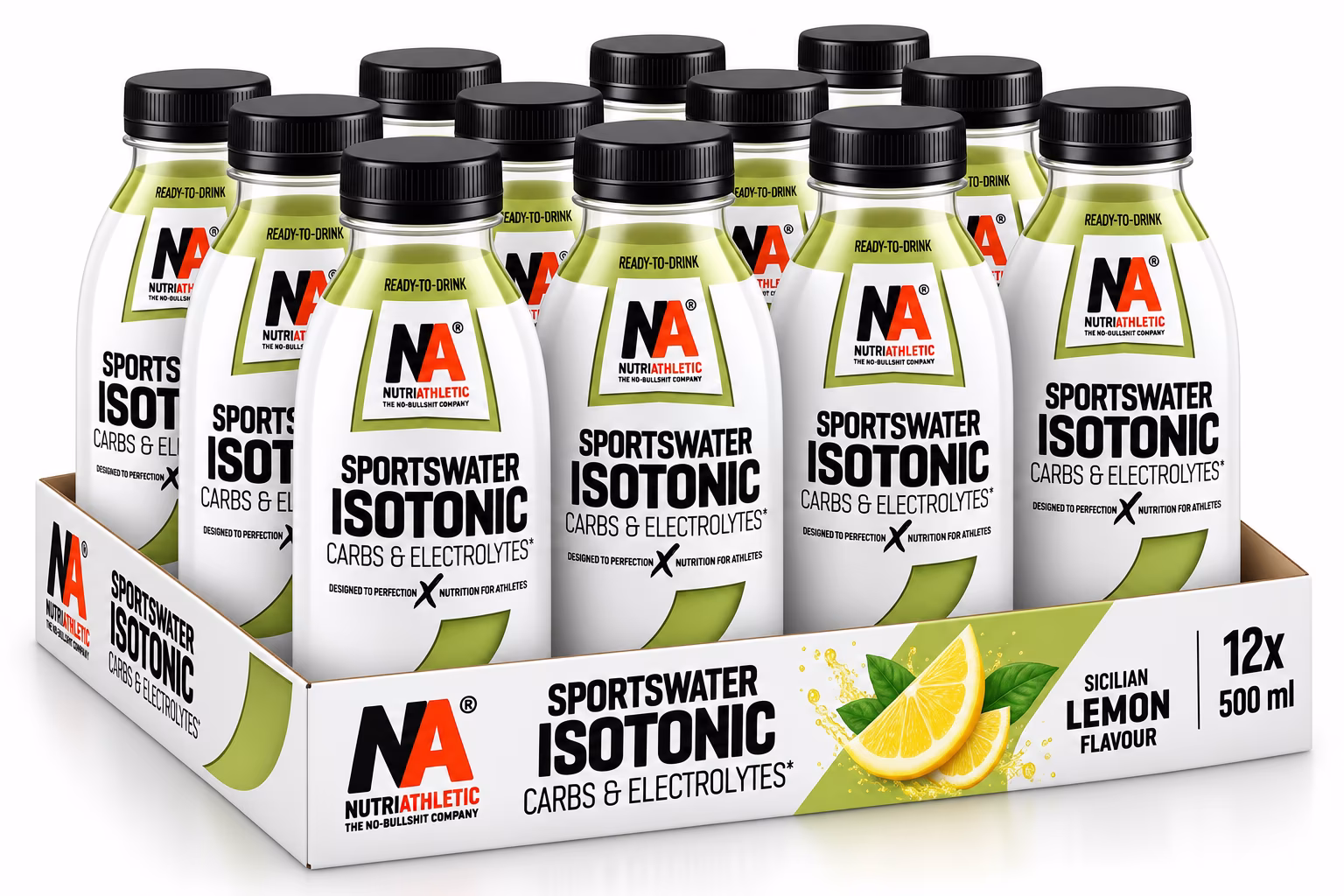 Nutri Athletic Sportswater Isotonic (12 x 500ml)