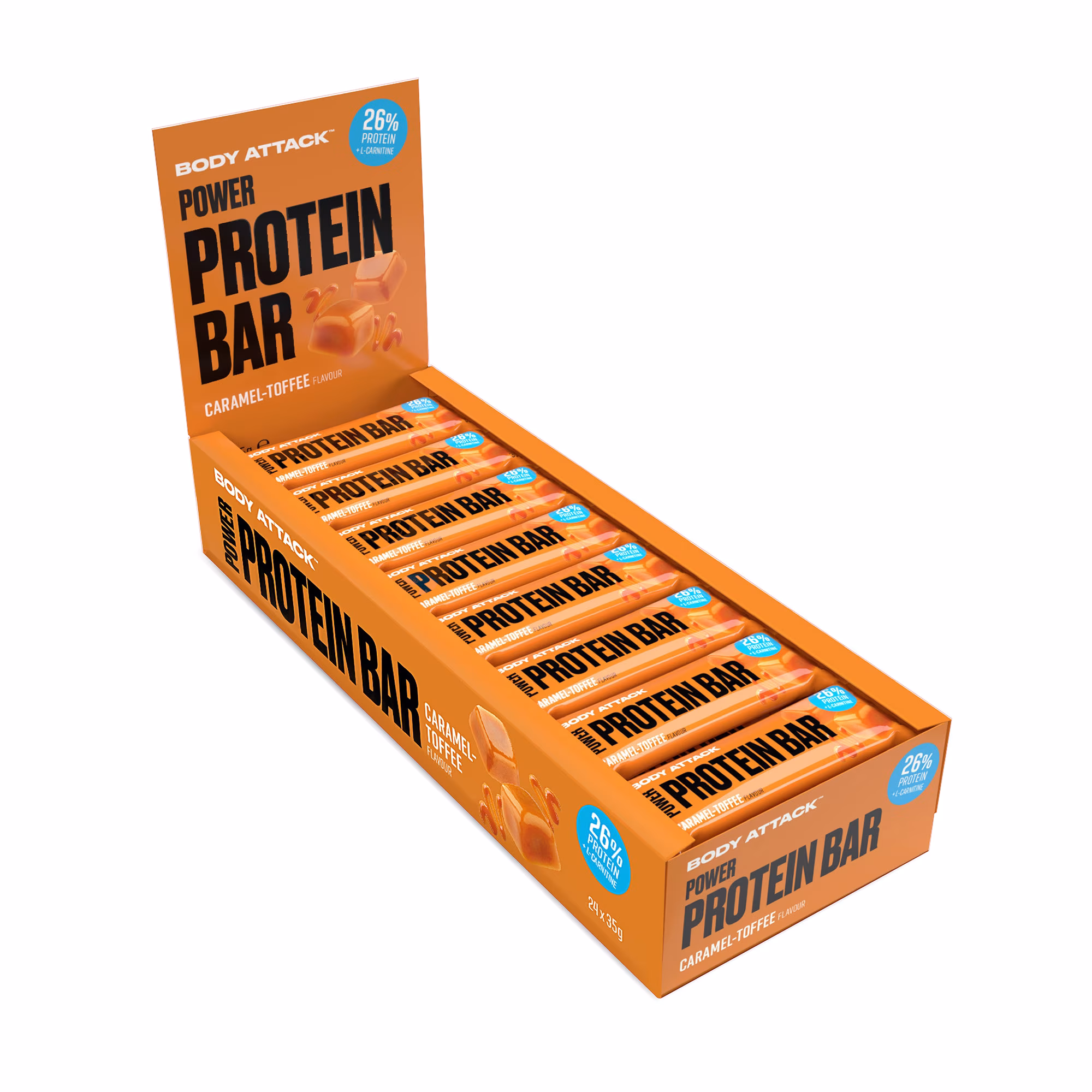 Body Attack Power Protein Bar (24 x 35g) Body Attack Power Protein Bar (24 x 35g)