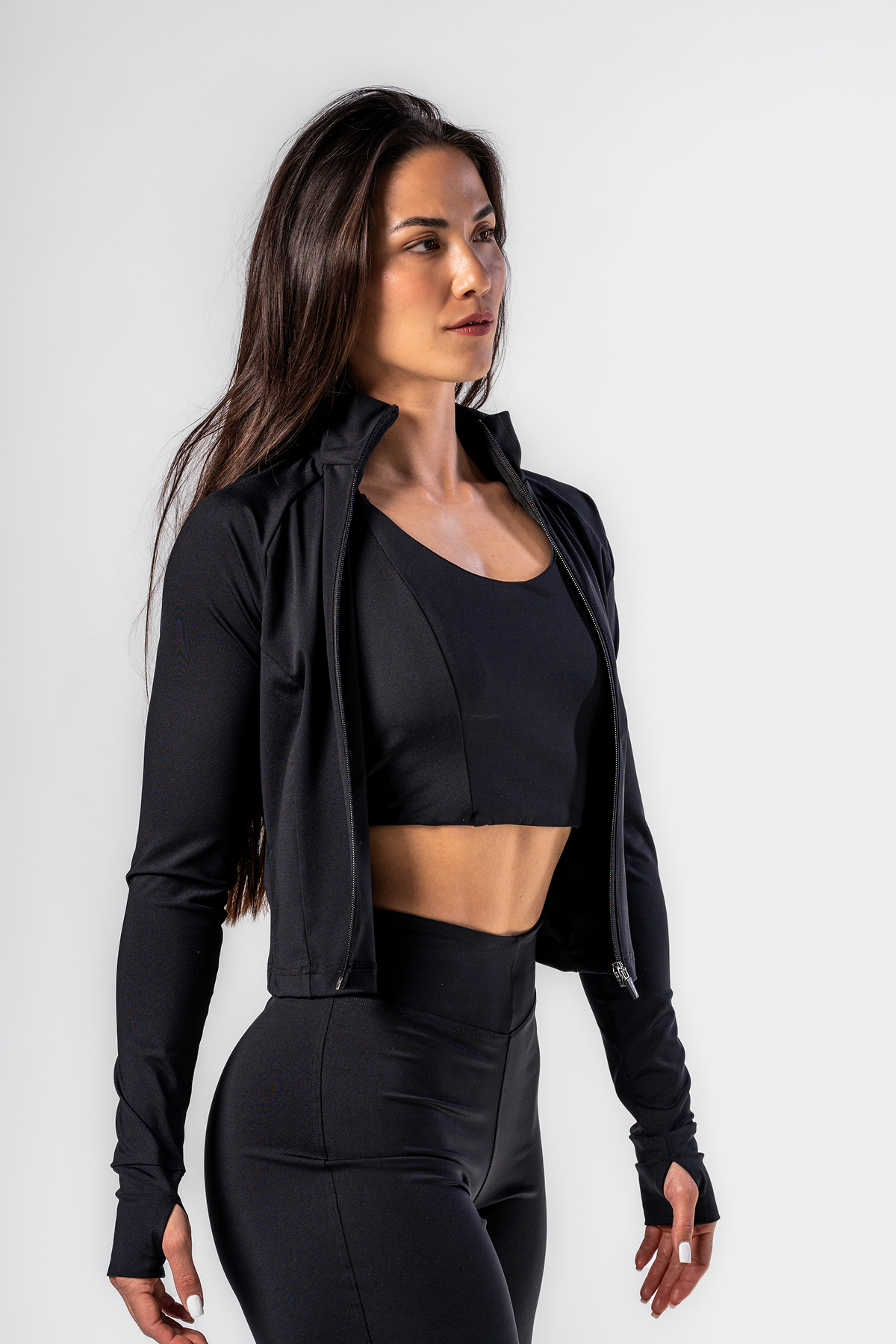 Nebbia Deni X Fitness Zip Tracktop - schwarz