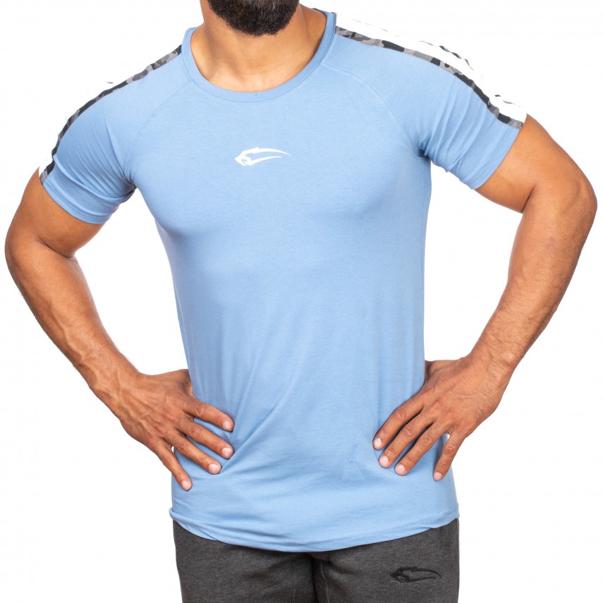 Smilodox T-Shirt Enable Blau