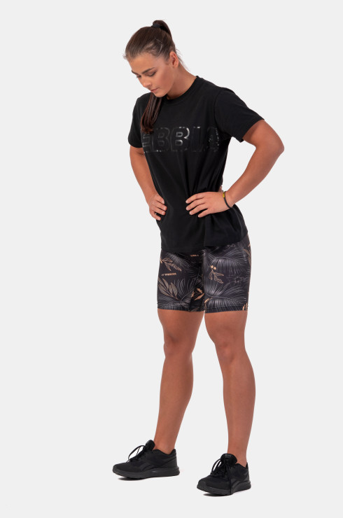 Nebbia Invisible Logo Nebbia  T-shirt 602 black