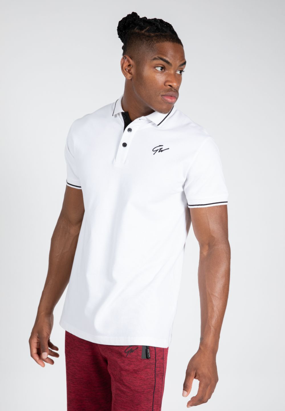 Gorilla Wear Delano Polo White 