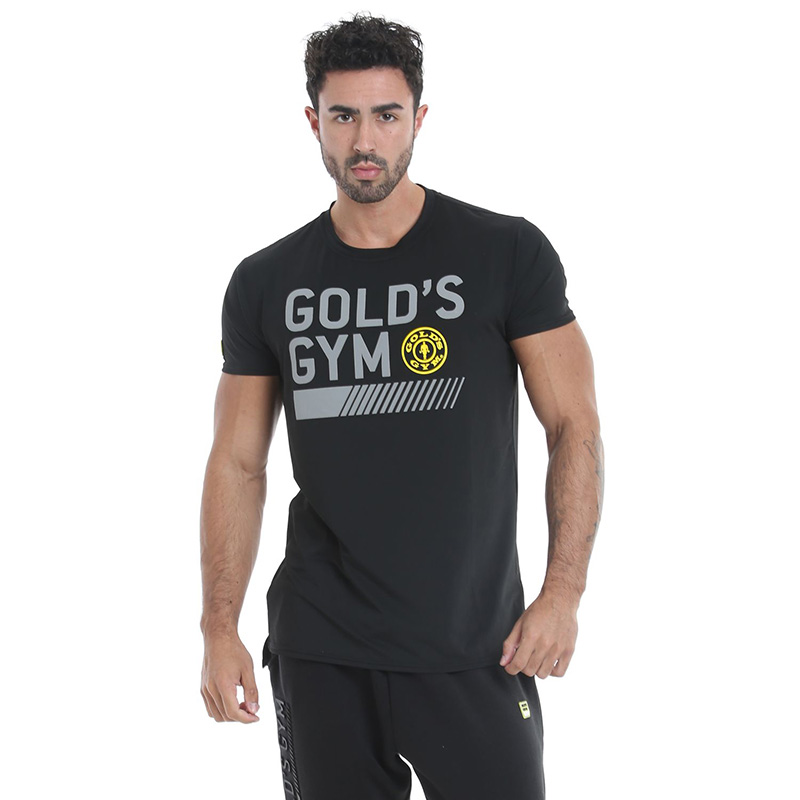 Golds Gym Crew Neck Performance T-Shirt Black