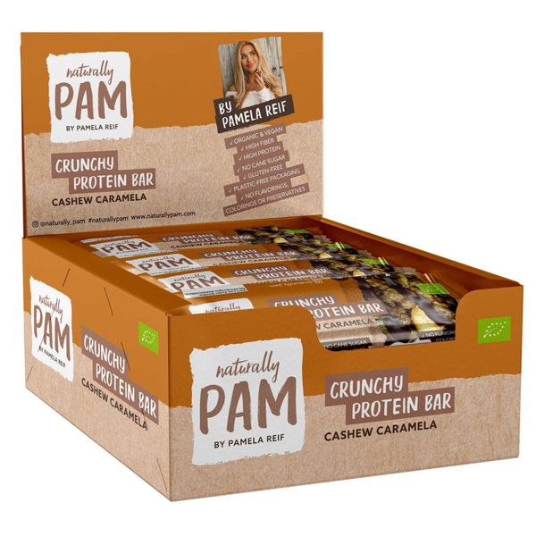 Naturally Pam Bio Crunchy Protein Bar (12 x 30G)