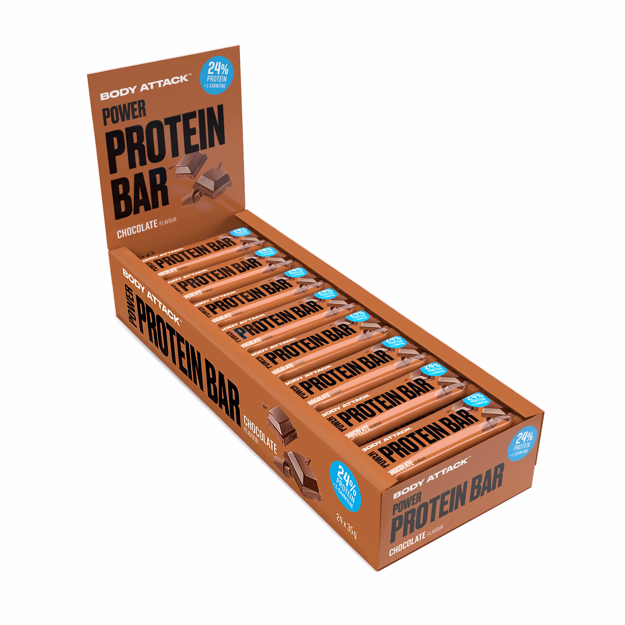 Body Attack Power Protein Bar (24 x 35g) Body Attack Power Protein Bar (24 x 35g)
