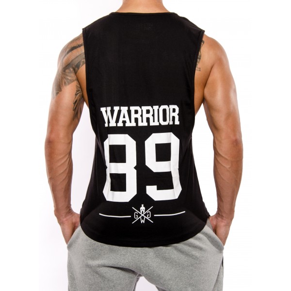 Gym Generation Warrior 89 Muscle Top BLACK