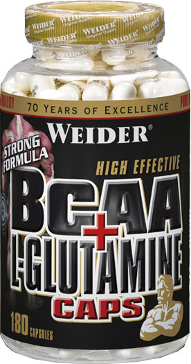 Weider BCAA+L-Glutamine (180 Caps)