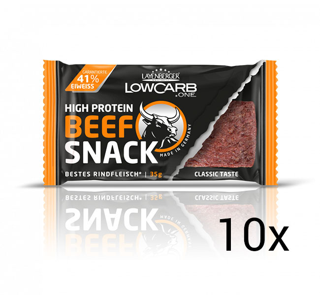 Layenberger LowCarb.one High Protein Beef Snack (10 x 35g)