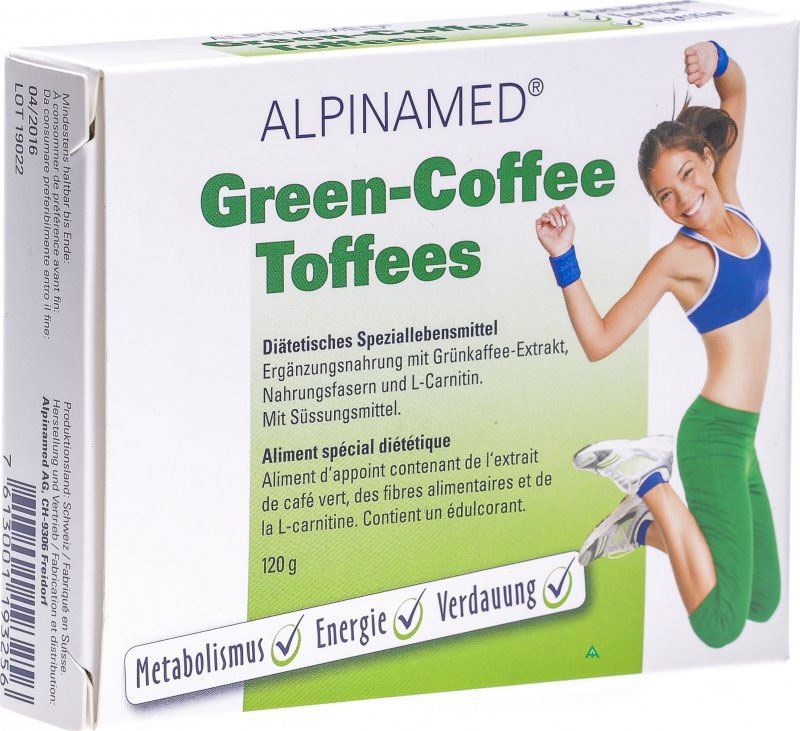 Alpinamed Green Coffee Toffees (120g)