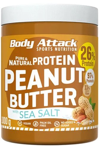 Body Attack Peanut Butter Sea Salt (1000g Dose)