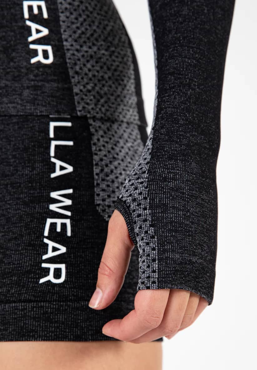 Gorilla Wear Selah Seamless Longsleeve - schwarz