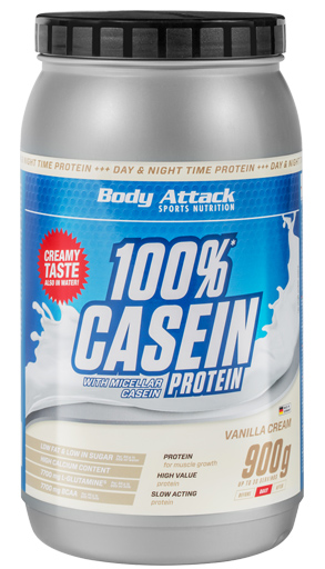 Body Attack 100 % Casein Protein (900g Dose)
