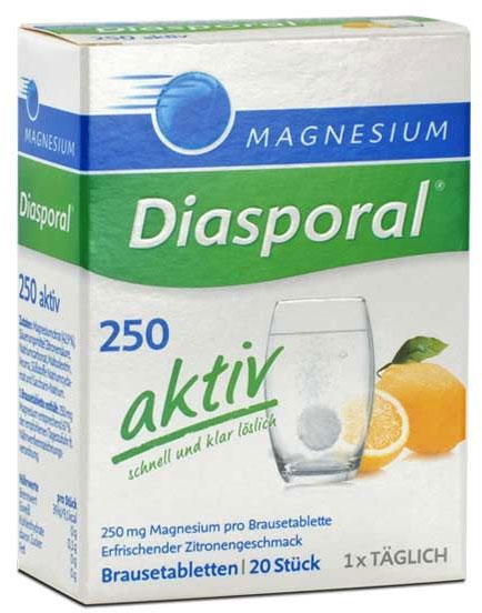 Diasporal Magnesium Brausetabletten (20 Stück)