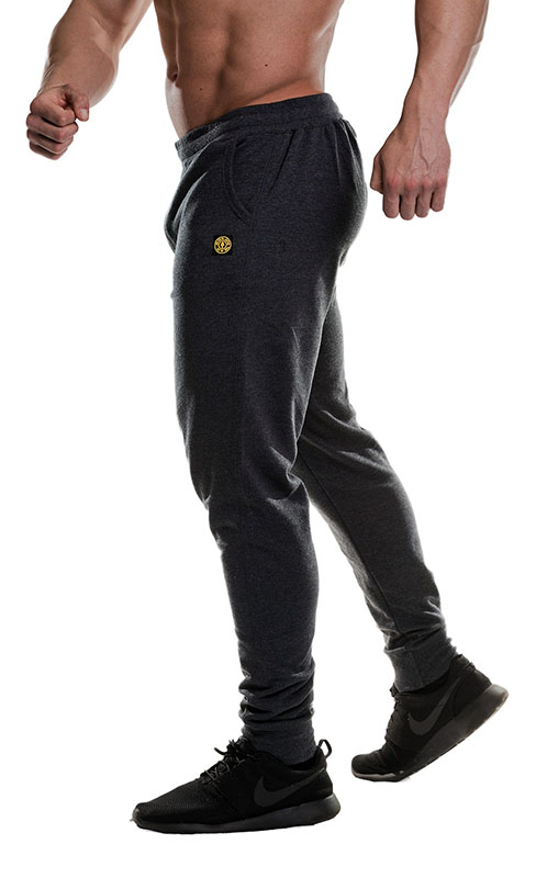 Golds Gym Fitted Jog Pant CHARCOAL