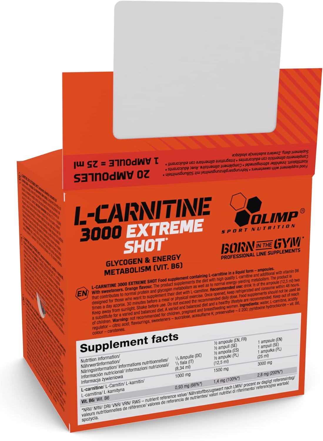 Olimp L-Carnitine 3000 mg EXTREME SHOT (20 x 25ml)