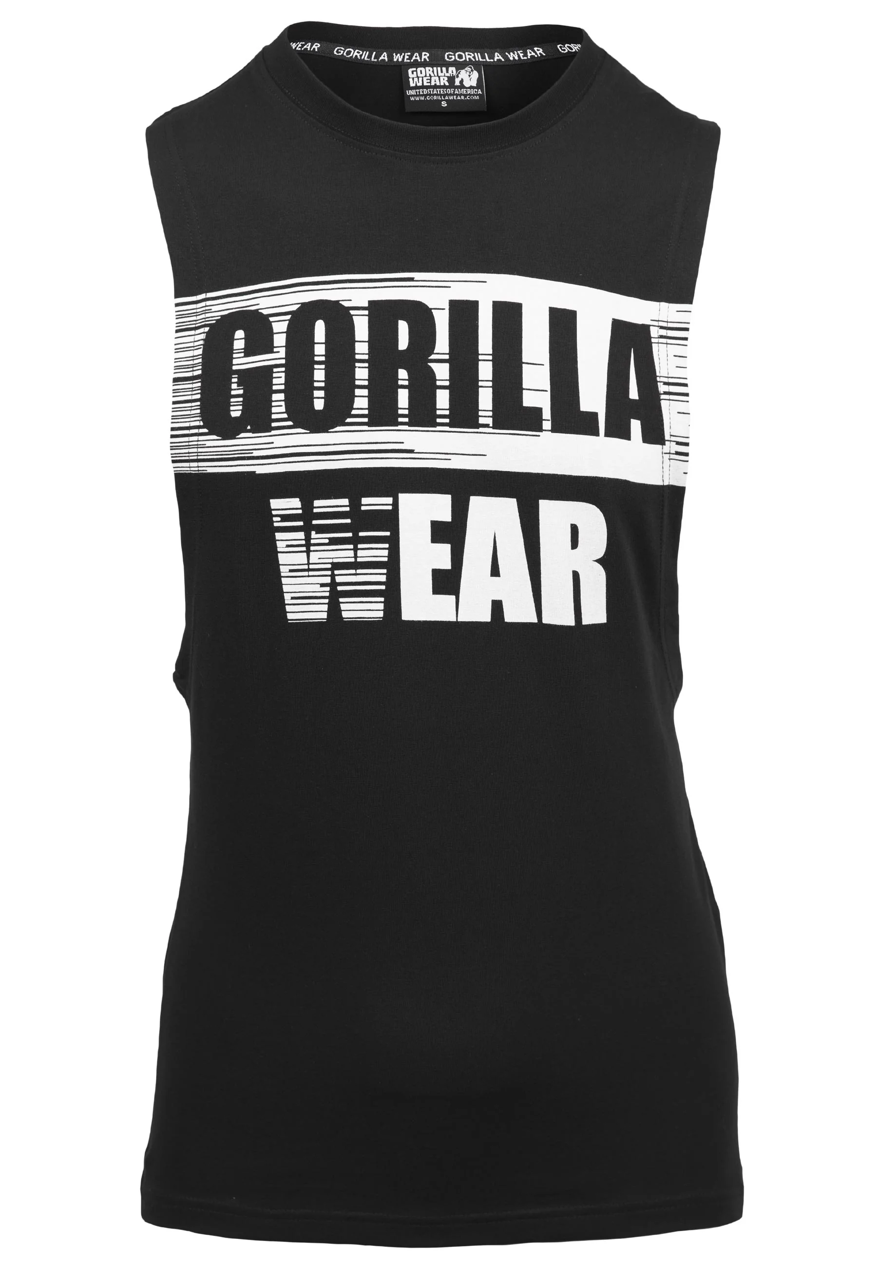 Gorilla Wear Lopez Drop Armhole Tank Top - Schwarz