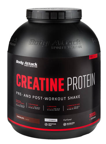 Body Attack Creatine Protein (2000g Dose)