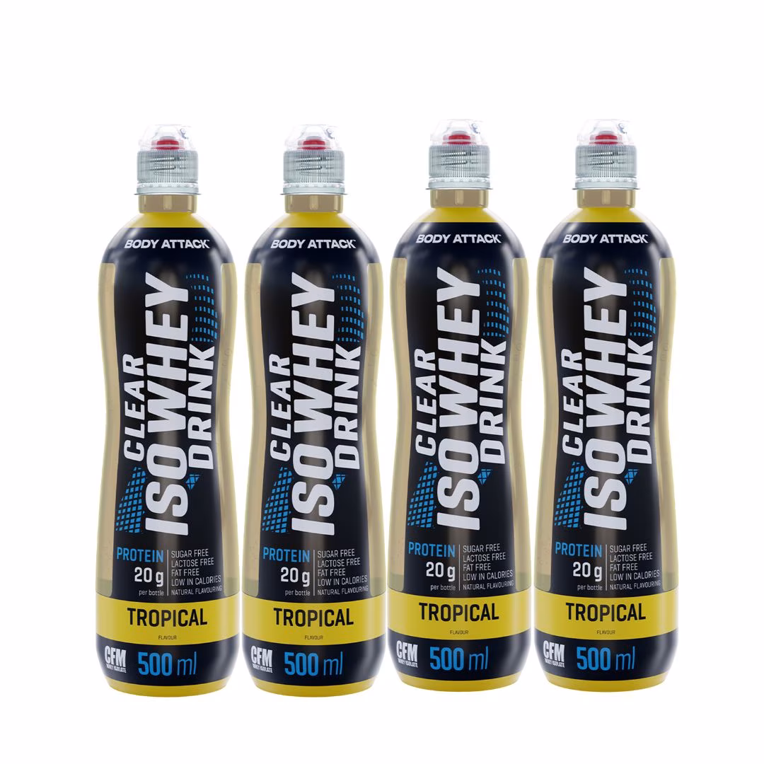 Body Attack Clear Iso Whey Drink (12 x 500ml) Body Attack Clear Iso Whey Drink (12 x 500ml)