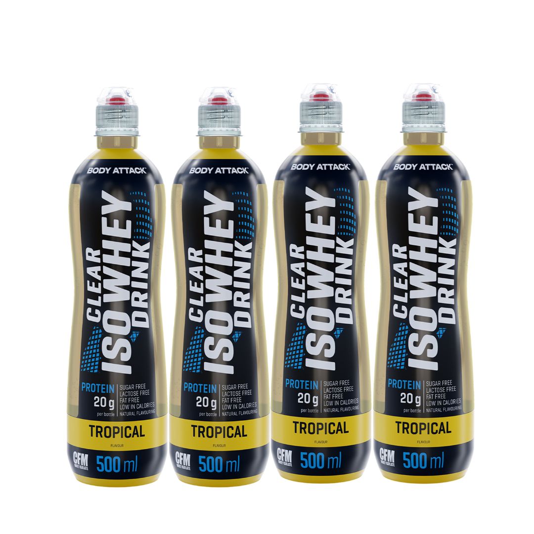 Body Attack Clear Iso Whey Drink (12 x 500ml)