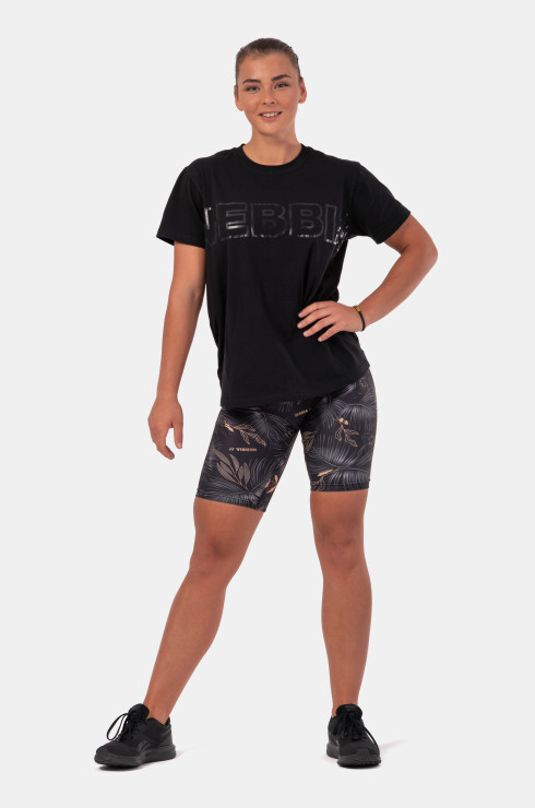 Nebbia Invisible Logo Nebbia  T-shirt 602 black