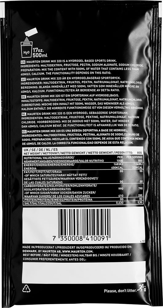 Maurten Hydrogel Drink Mix 320 (14 x 80G Beutel)