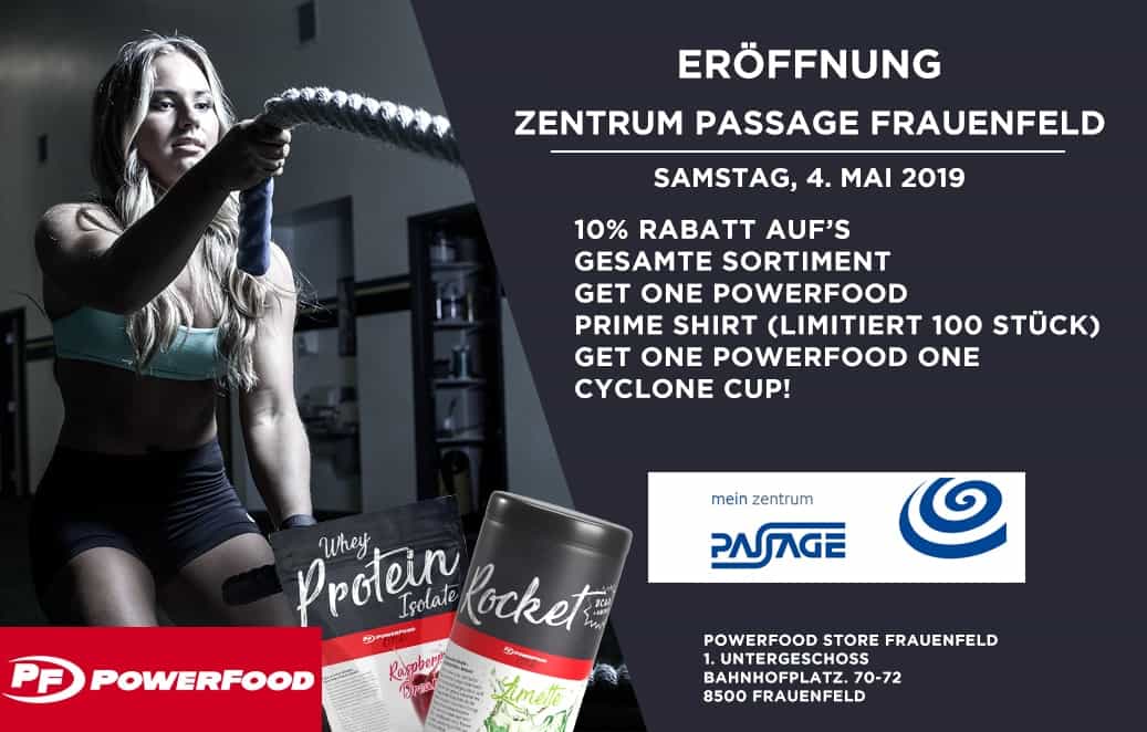 Eröffnung PowerFood Store Frauenfeld