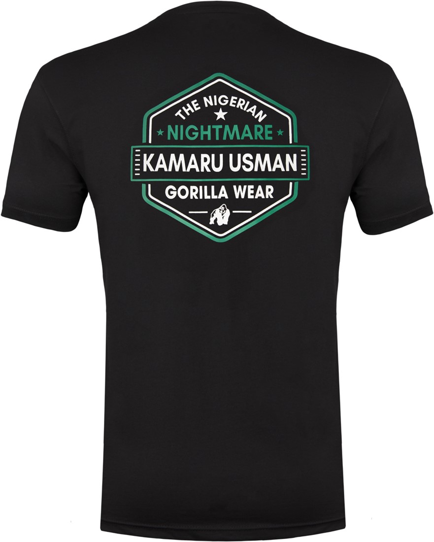 Gorilla Wear Kamaru Usman T-Shirt Black