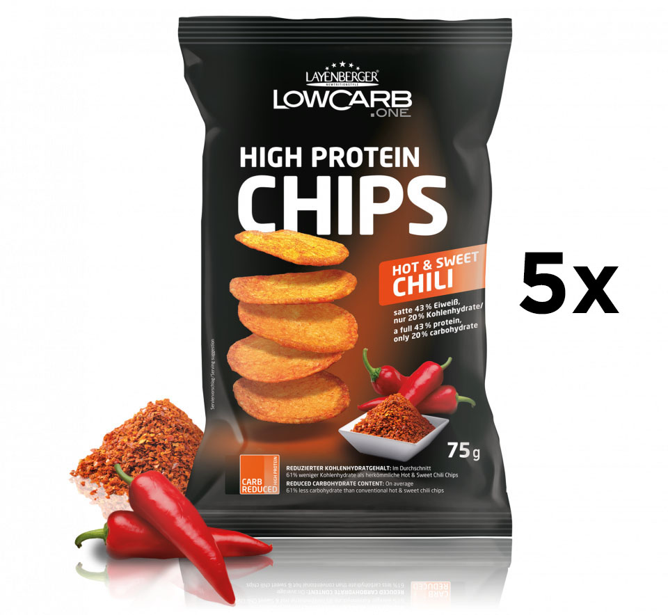 Layenberger LowCarb.one High Protein Chips (5 x 75g)
