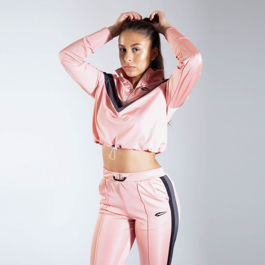 Smilodox Cropped Longsleeve Obsession Rosa