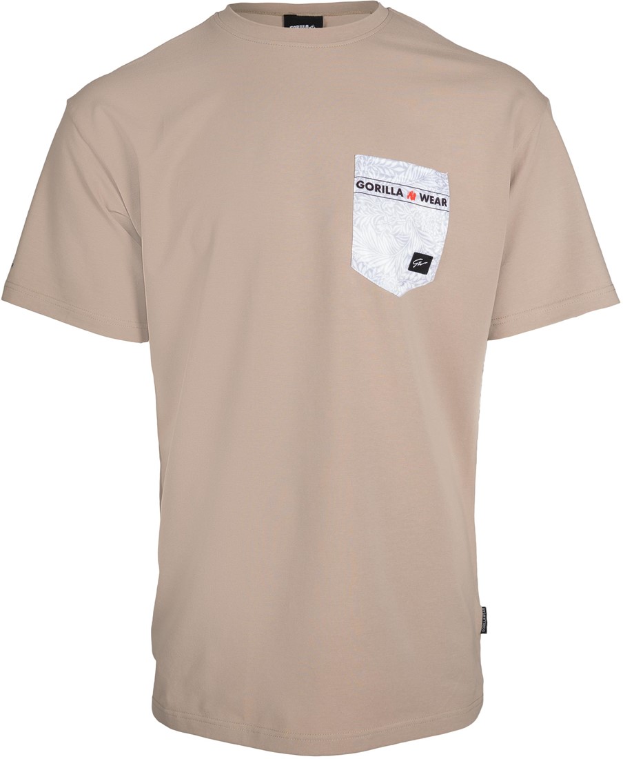 Gorilla Wear Dover Oversized T-Shirt Beige